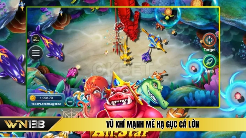 Vũ khí mạnh mẽ hạ gục cá lớn Vũ khí mạnh mẽ hạ gục cá lớn
